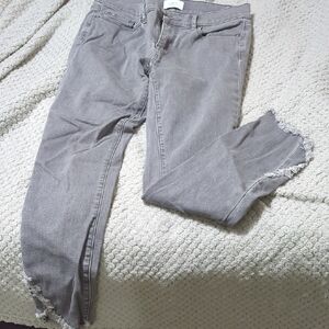 LOFT Charcoal Denim Jeans